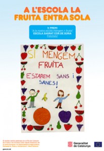 A l'escola, la fruita entra sola!!