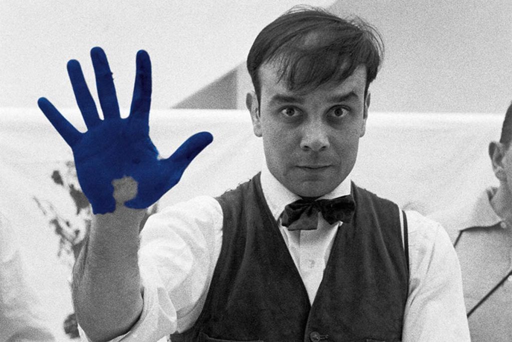 Yves-Klein-Portrait-of-the-Artist.-Hand-colored-with-International-Blue.-Image-via-departures.com_1