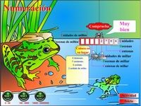 ubica numeros en la seva posicio