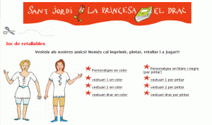 Per crear-vos els vostres personatges del conte i vestir-los.