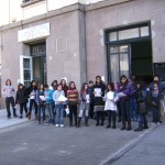 Lectura del manifest per la pau