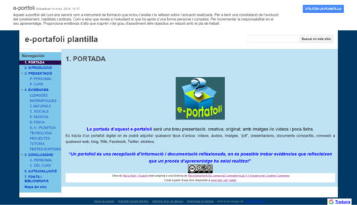 Plantilla portafoli de l'alumnat
