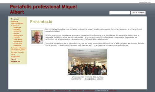 Portafoli professional Miquel Albert