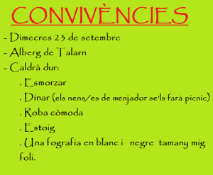 convivències