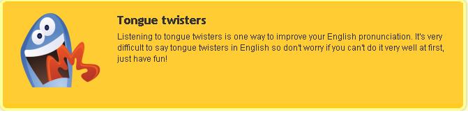 tongue twisters