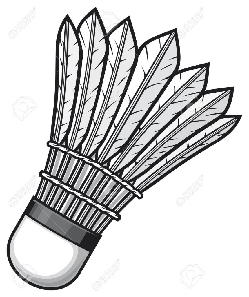 23115871-badminton-shuttlecock-badminton-balls-stock-vector