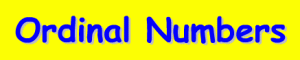ordinals