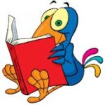 norton reading a book