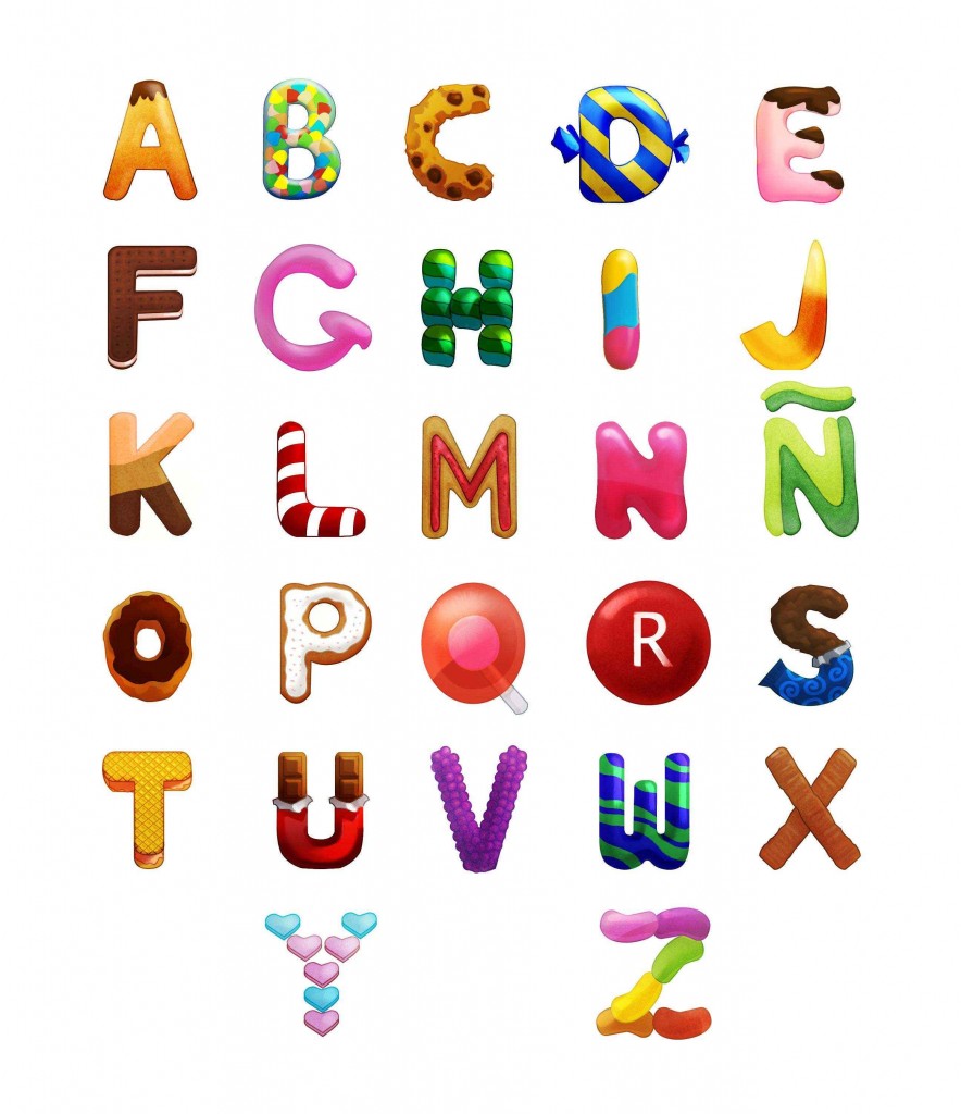 Candy-Alphabet-Art