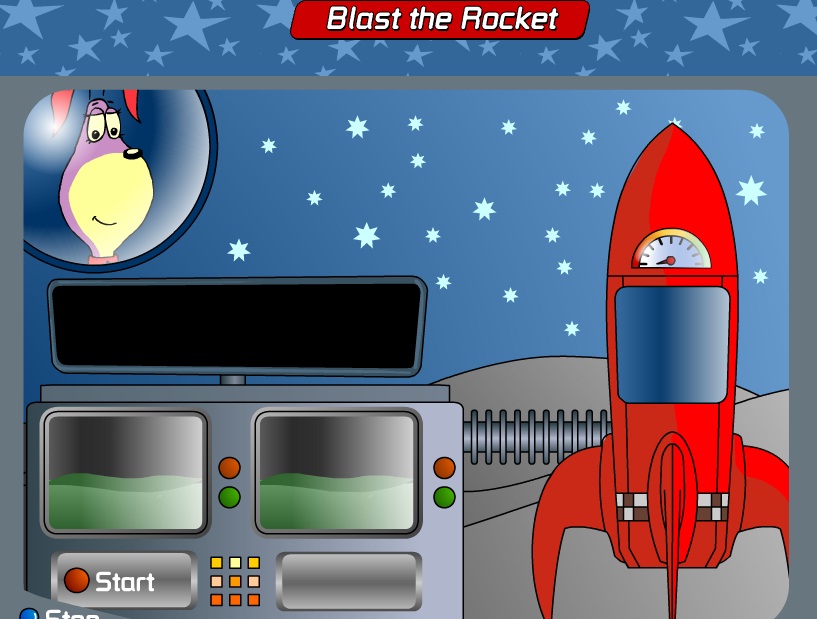 blast the rocket