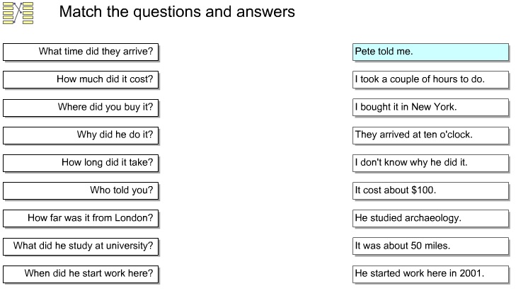questions + answers