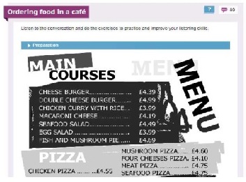 Menu picture