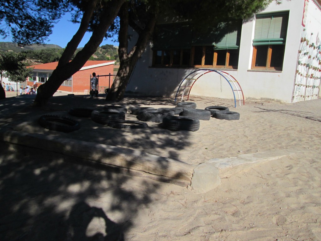 El sorral ple de rodes. Fotògrafa: ona