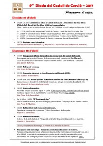ProgramaActes DiadaCastell 2017