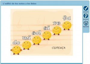 L'EDIFICI DE LES NOTES A LA LÍNIA