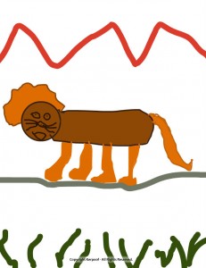 dibuix lleó