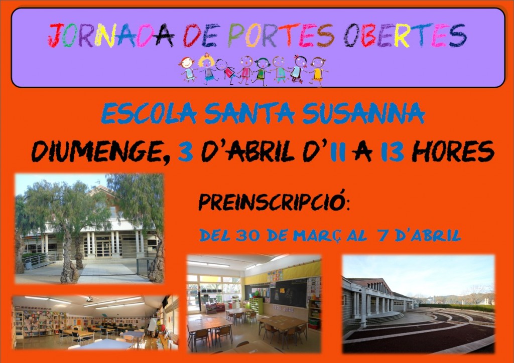 CARTELL PORTES OBERTES 16-17 FONS TARONJA