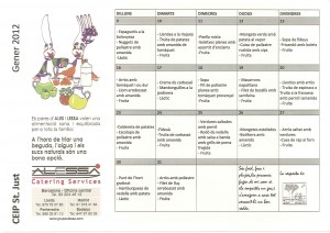 "Menu Gener 2012"