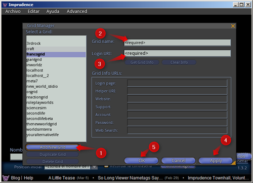 Afegir un grid al visor