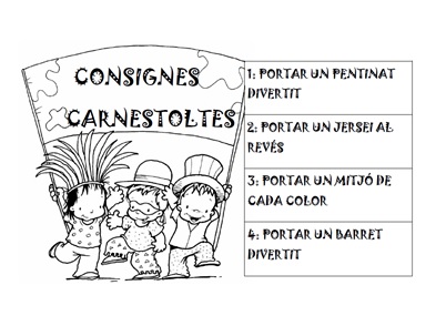 consignes carnestoltes