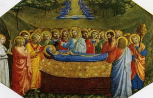 Mort de la verge Maria