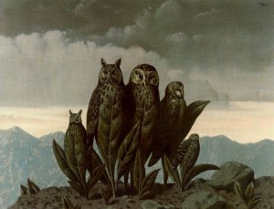 Els companys de la por.Magritte
