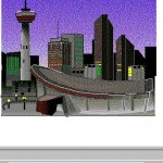 the city