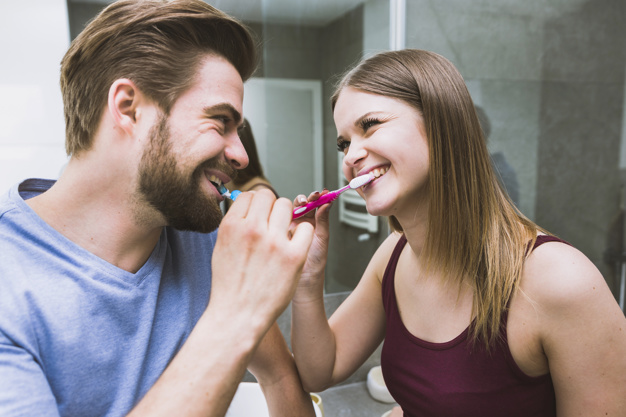 alternativas cepillado dental comida