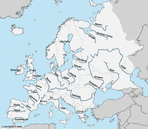 Europe rivers