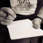 Fingers Document Hand Holding Pen Notes Writing