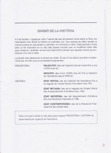DIVISIÓ DE LA HISTÒRIA