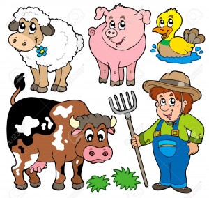 7150779-Farm-cartoons-collection--Stock-Vector-farm-animals-cartoon