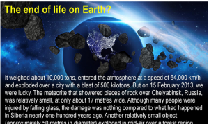 The End of Life on Earth