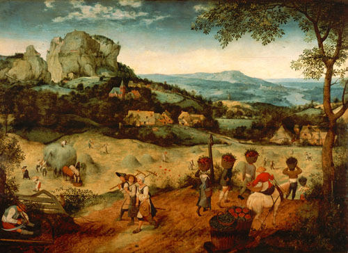 Harvesting-brueghel
