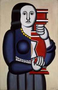 Fernand-Leger-Woman-Holding-a-Vase-1927
