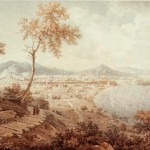 Florent-Fidèle-Constant Bourgeois Castelet de Vue de Barcelona depuis Montjuïch de 1803 Aquarelle - 28,7 x 42,7 cm Barcelona, Arxius històrics de la Ciutat de Barcelona