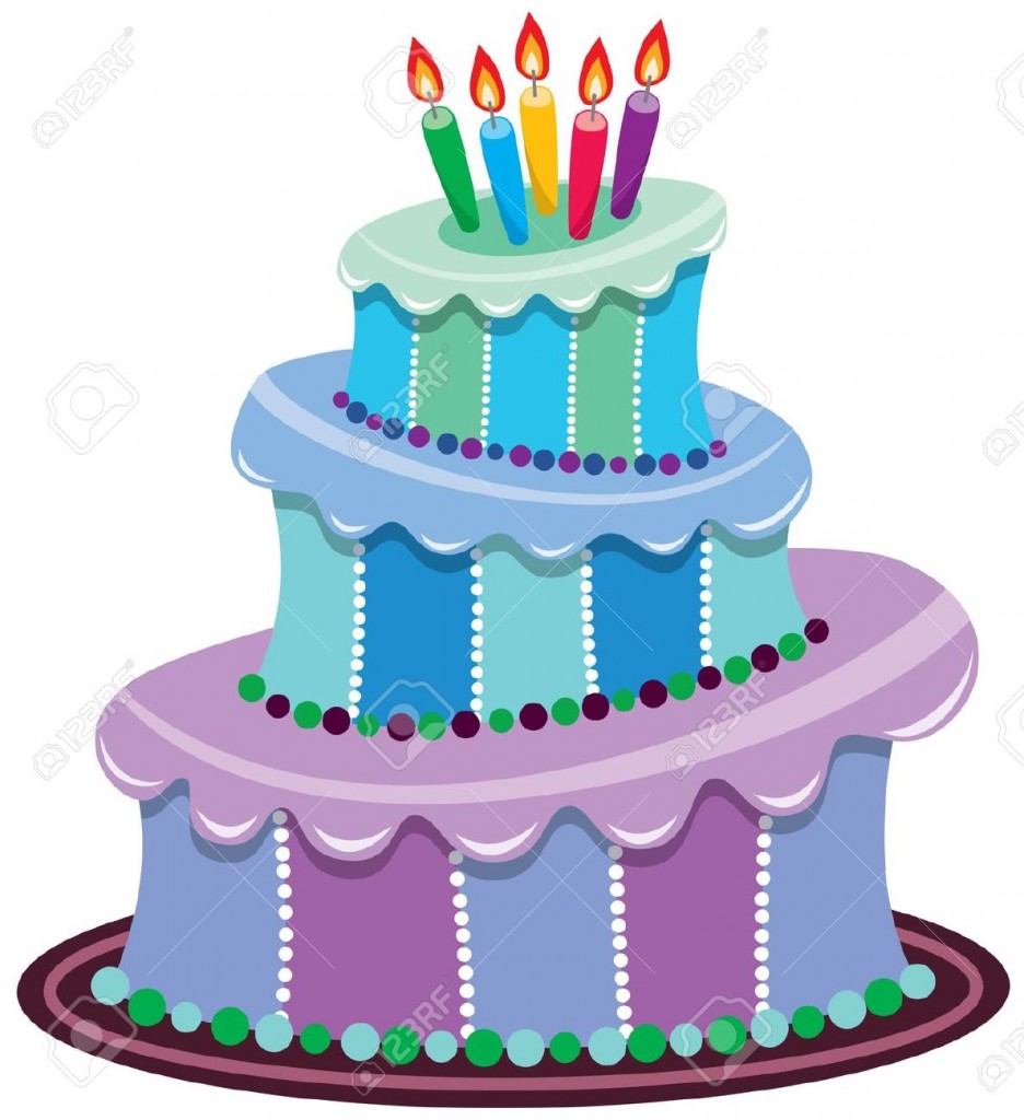 9169804-Tarta-de-cumplea-os-grandes-con-quema-de-velas-Foto-de-archivo