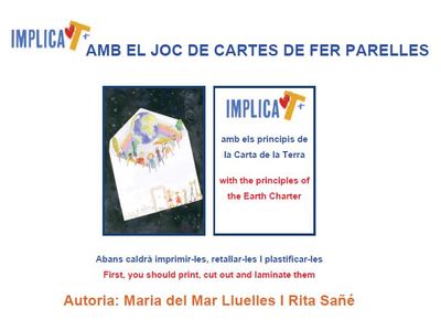 Implica't+ amb el joc de Cartes de fer parelles
