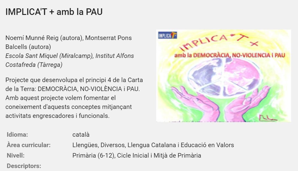 Implica't+ amb la pau