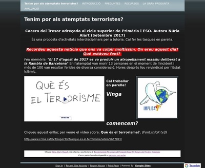 Tenim por als atemptats terroristes?