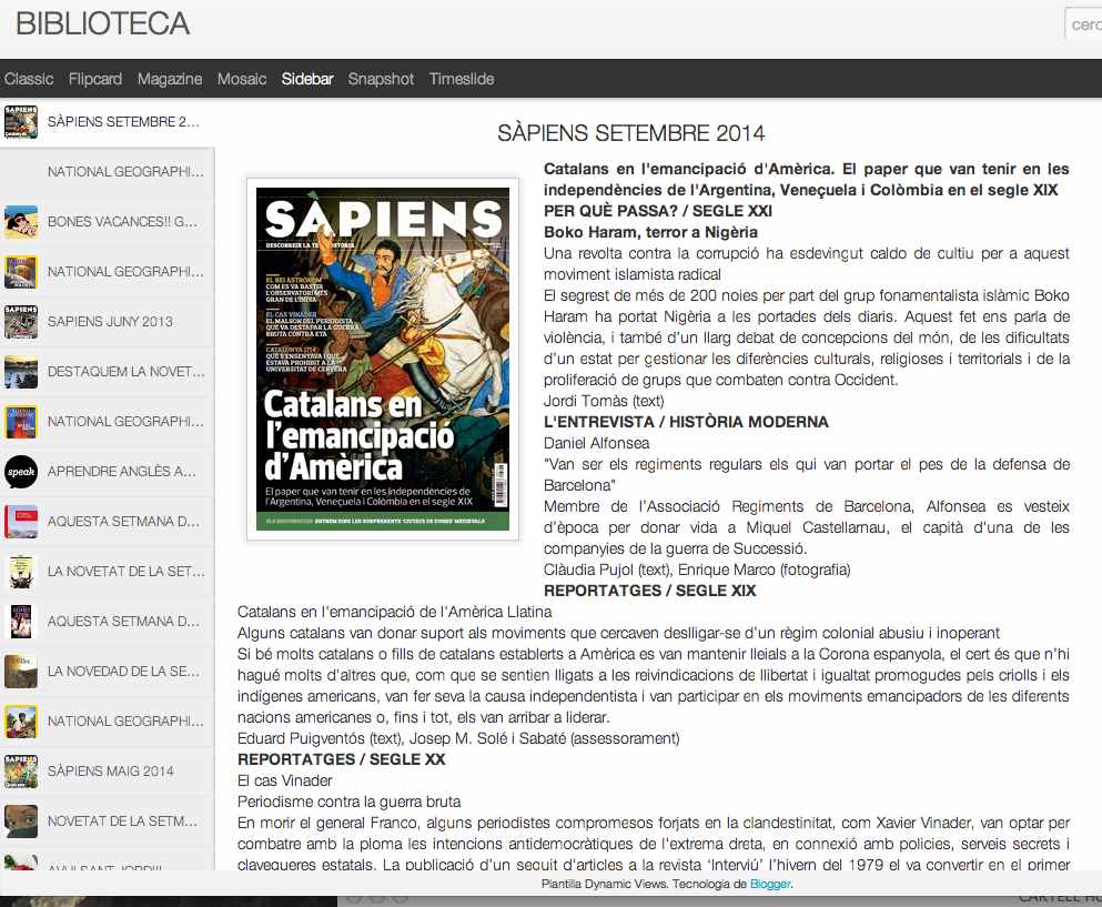 Blog Biblio