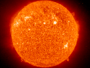 Imatge del sol captada pel telescopi rus Tesis (Foto: www.tesis.lebedev.ru/en)