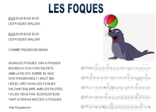 CANÇÓ - LES FOQUES-