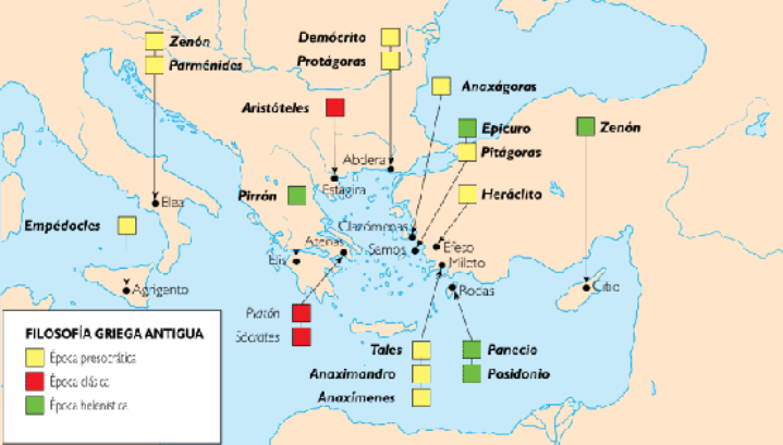 Mapa de la Grècia Antiga