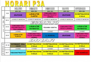 HORARI BLOC P3A