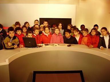 Visita dels gossos a TV Olot