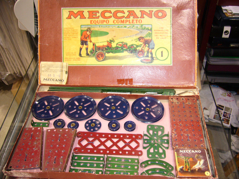 Caixa de Peces de Meccano