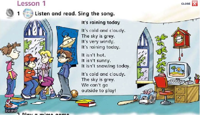its raining
