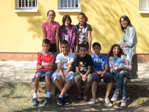 Abel, Roger, Ilhame, Aurora, Mariam, Younes, Mireia i Mohamed.
