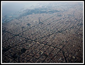 L'Eixample des de l'aire